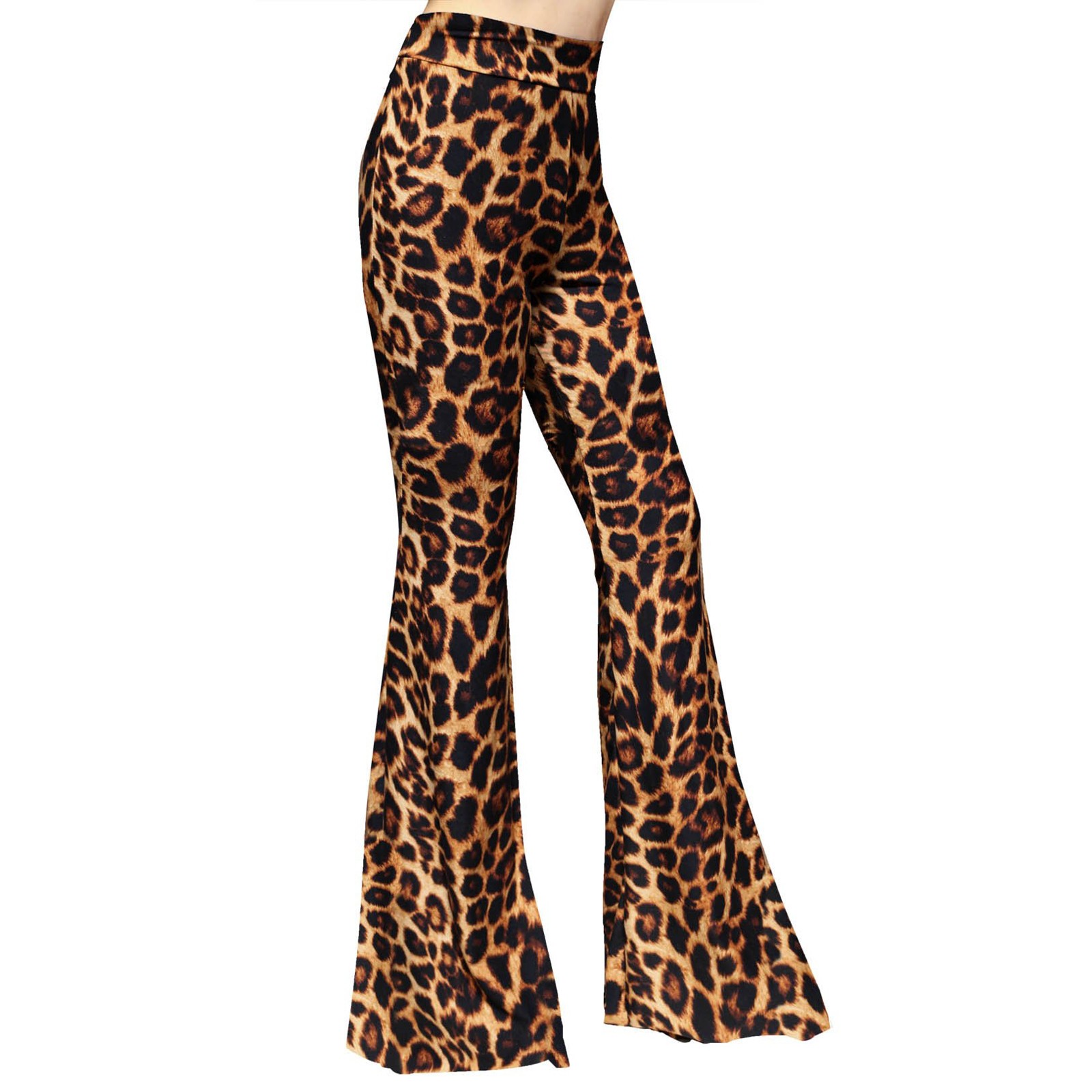 thumbnail image 3 of MKLEKYY Leggins de mujer para vestir, pantalones ajustados con estampado retro y parte inferior grande para primavera y verano para mujer, 3 of 5